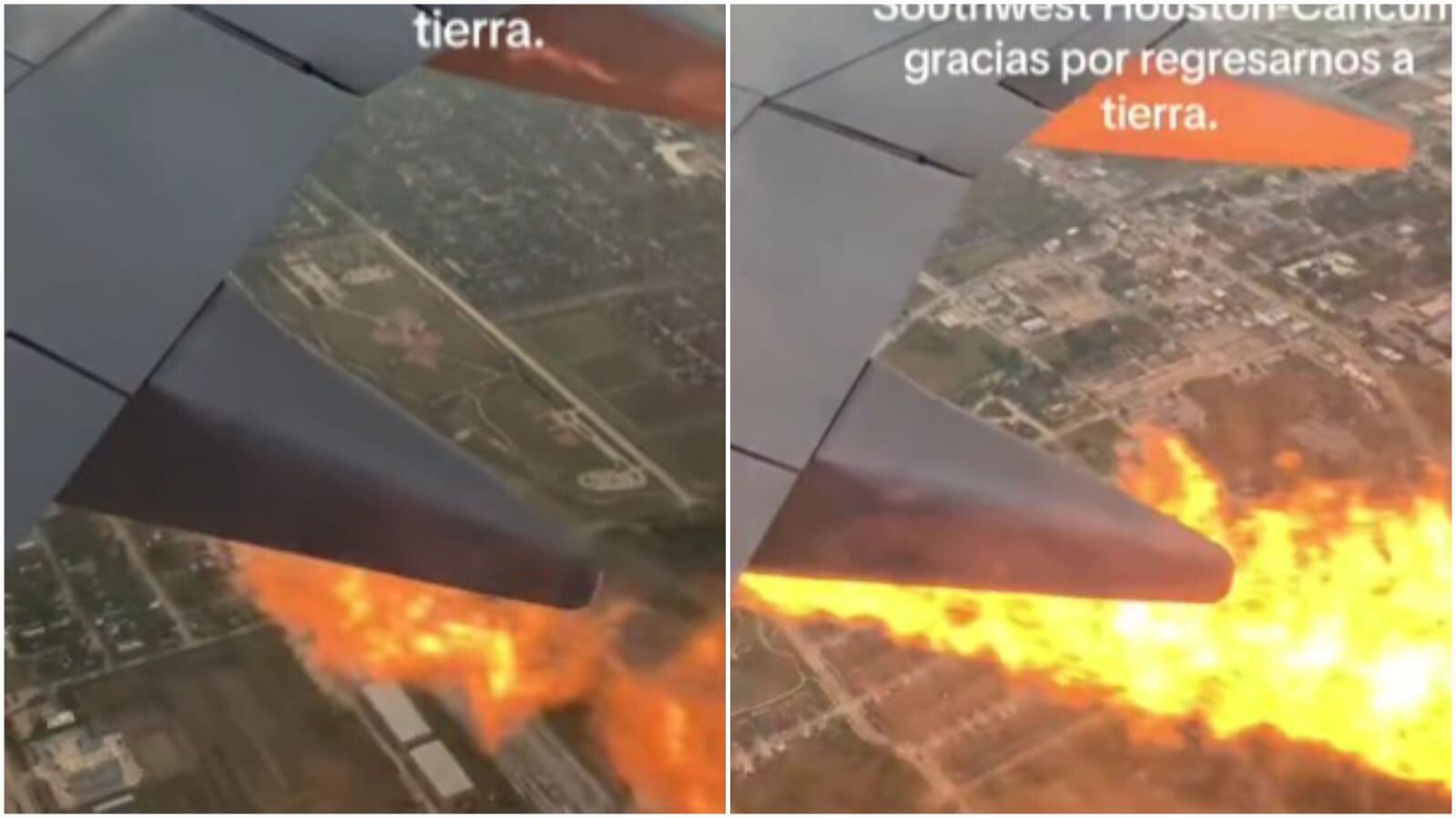 El vuelo era de la aerolínea Southwest y cubría la ruta Houston - Cancún.