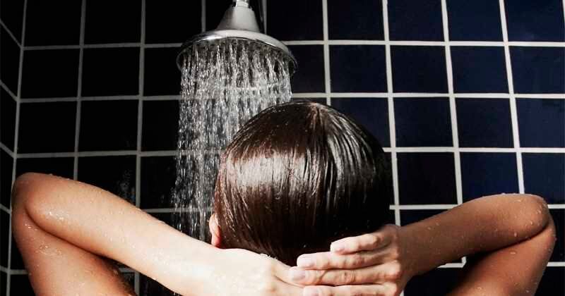 El baño genera sensación de frescura. 