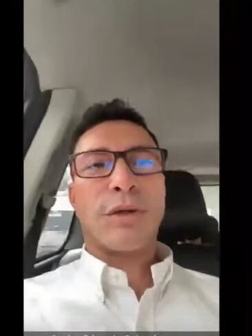 Carlos Caicedo, gobernador del Magdalena, en la primera audiencia de imputación de cargos.