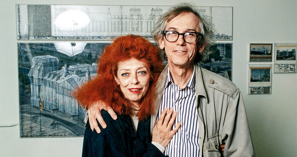 Mastaba de Londres, en el Serpentine Lake del Hyde Park (2016-2018).