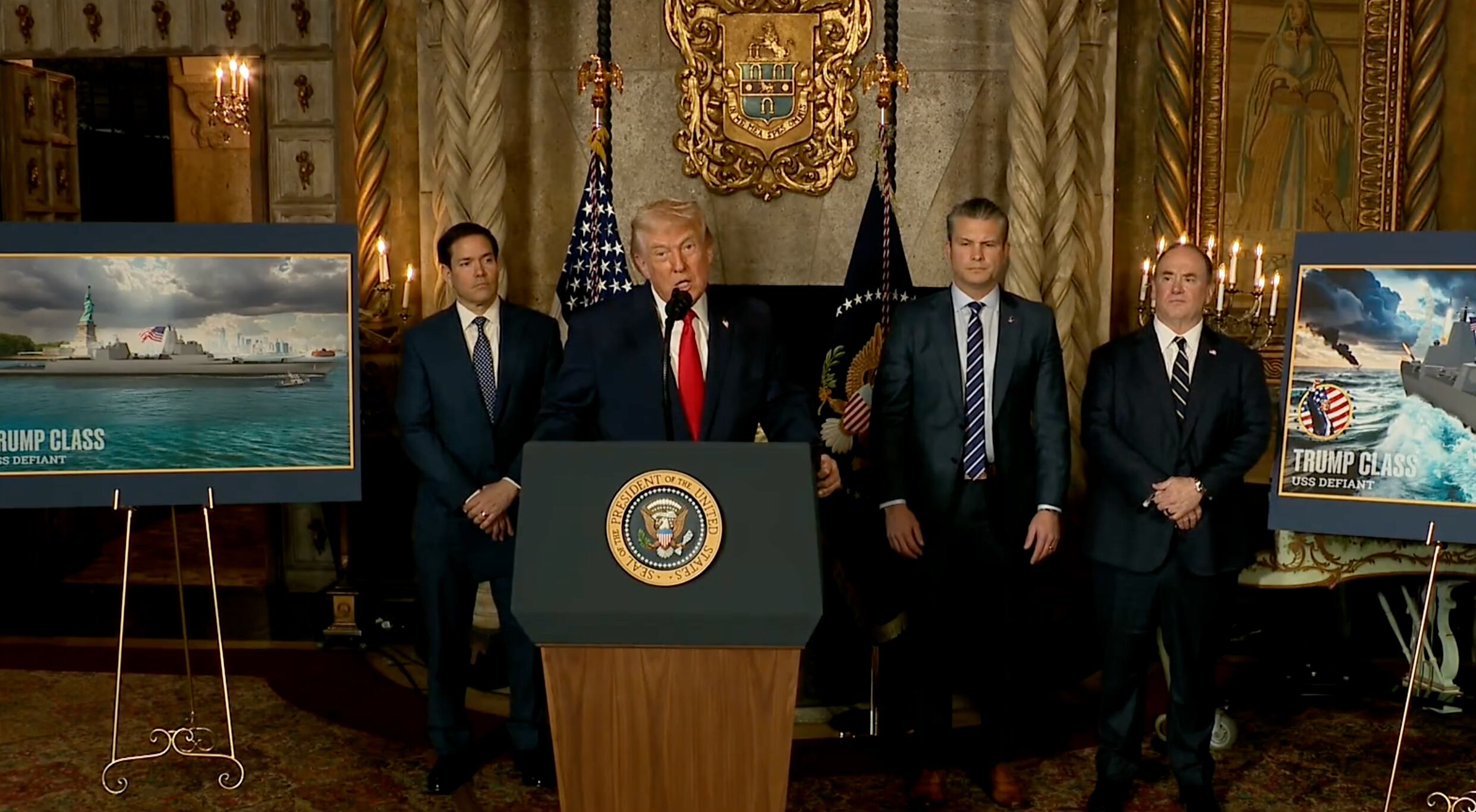 Donald Trump realiza un anuncio desde la Florida