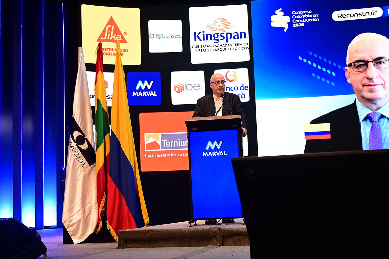 Leonardo Villar, gerente del Banco de la República, participó en el Congreso Colombiano de la Construcción: Foto suministrada por Camacol.