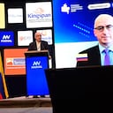 Leonardo Villar, gerente del Banco de la República, participó en el Congreso Colombiano de la Construcción: Foto suministrada por Camacol.