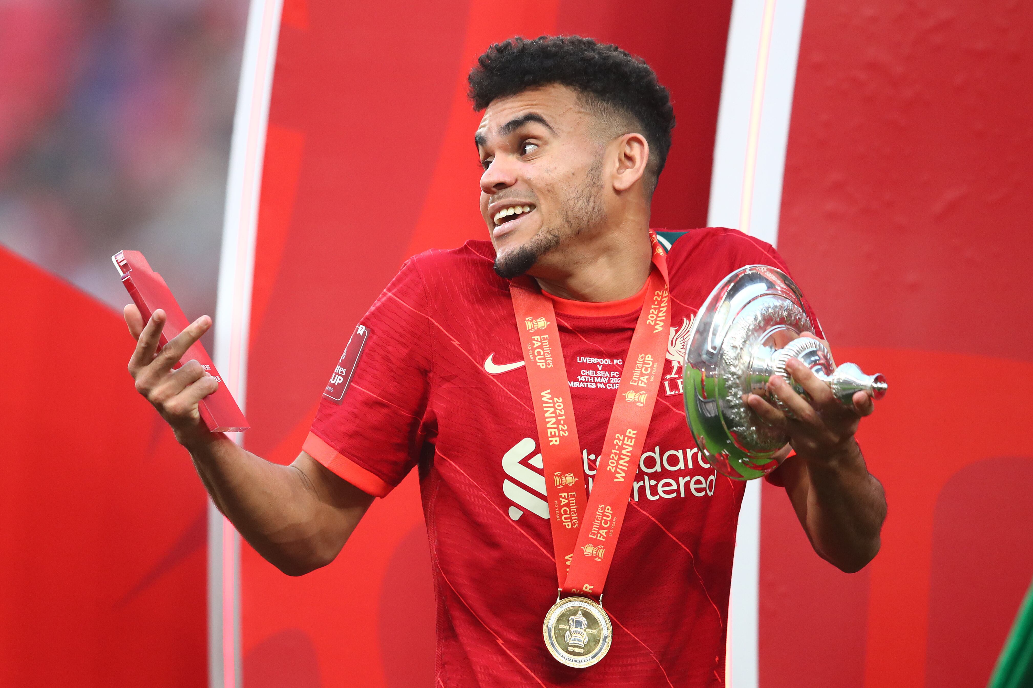 Luis Díaz llegó a su segundo título con Liverpool en menos de 6 meses.