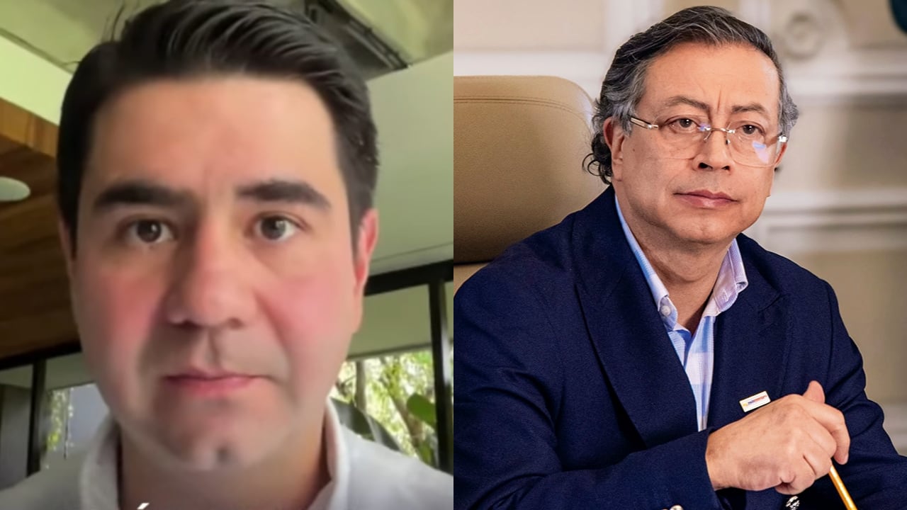 Simón Molina y Gustavo Petro.