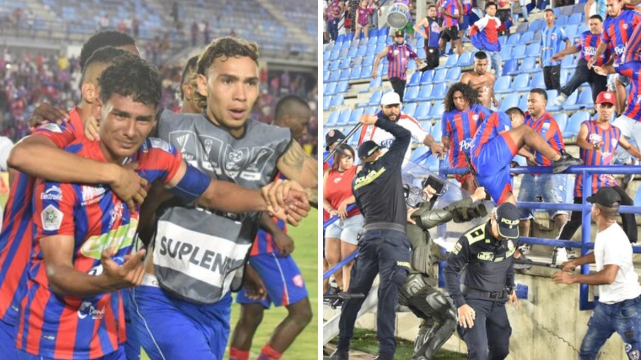 Delicada denuncia desde Unión Magdalena tras la invasión de un par de hinchas en el juego contra Once Caldas: jugador rompió el silencio.