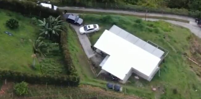 Este es el lugar en El Peñol en el que fue capturado Pure Cartier.