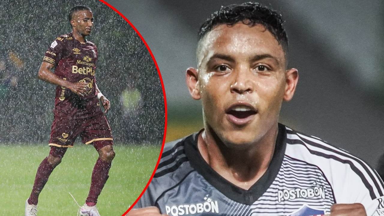 Cristian Trujillo del Tolima y Muriel del Junior.
