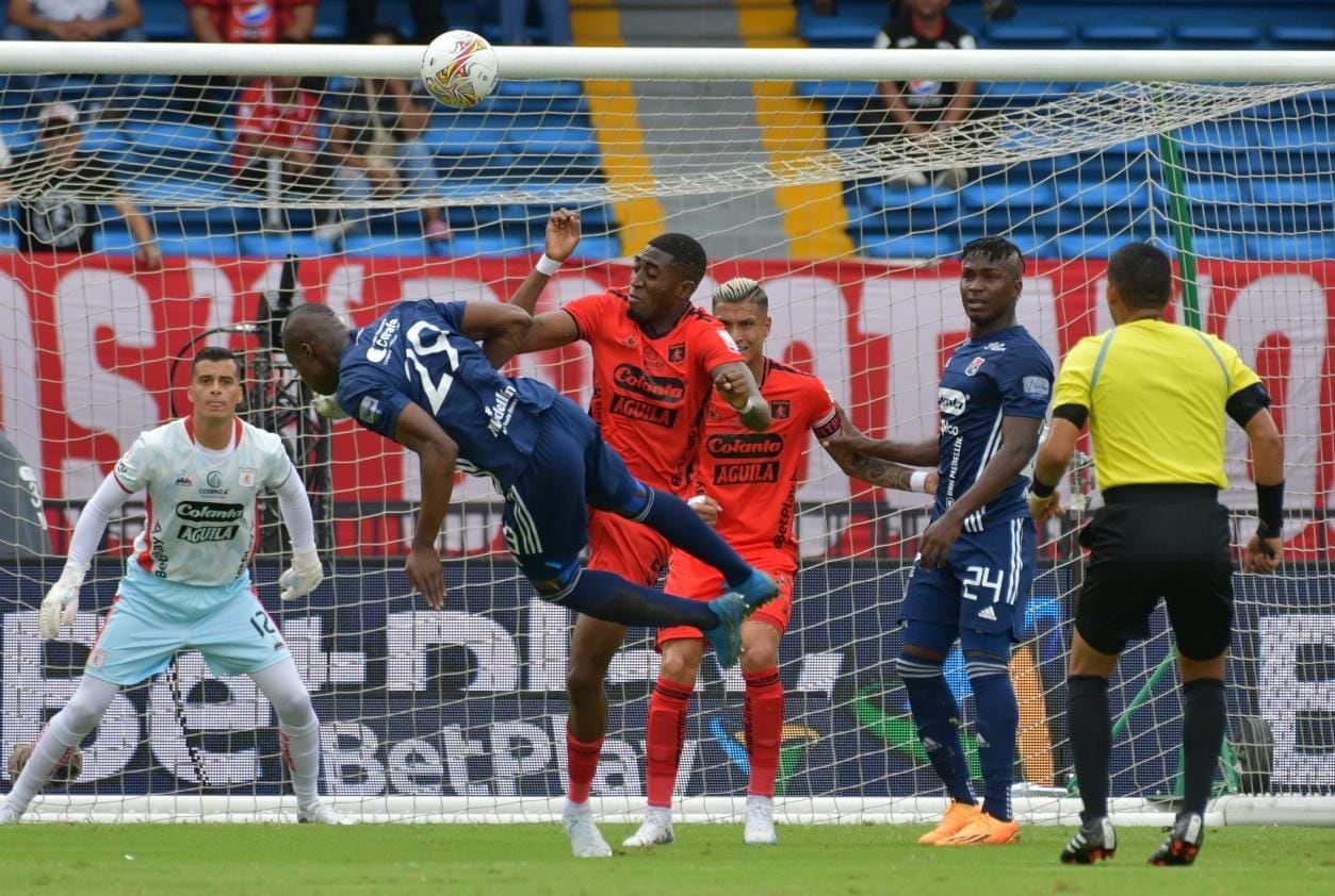 Imagen del partido entre América de Cali e Independiente Medellín por la fecha 5 del segundo semestre de la Liga colombiana del 2023.