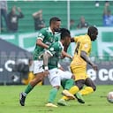 Bucaramanga se llevó un punto del estadio del Deportivo Cali. Foto: Dimayor.