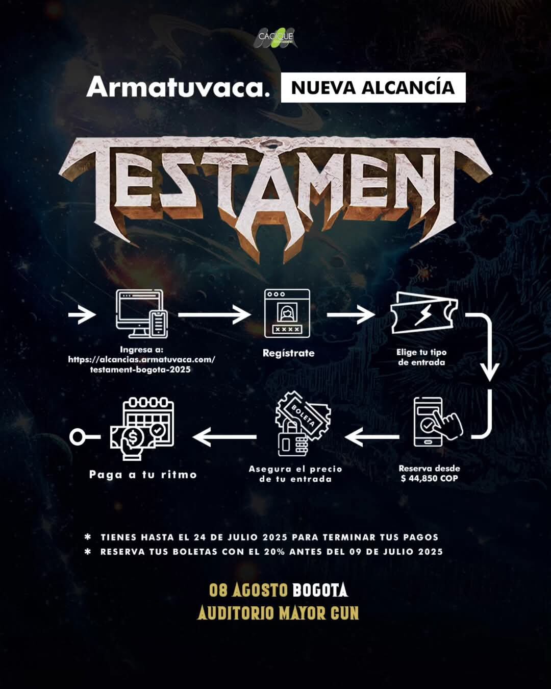 Vaca para Testament