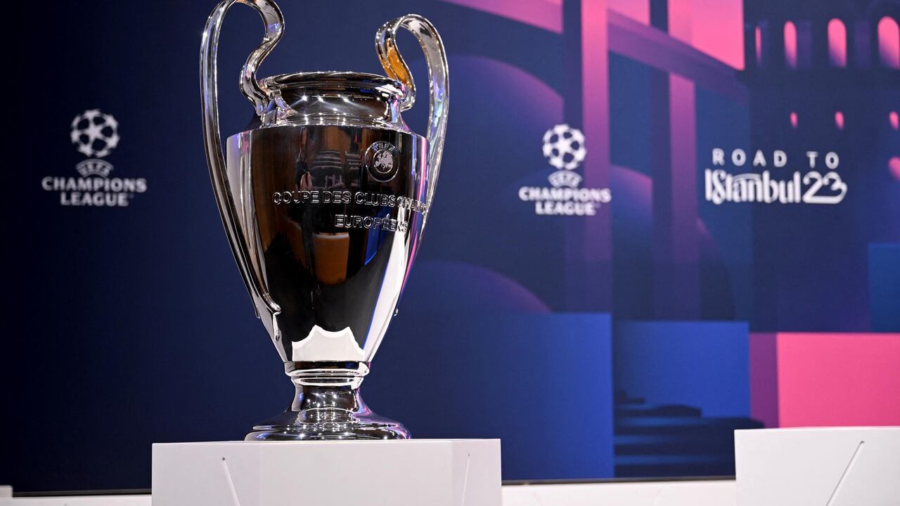 Trofeo de la Champions League.