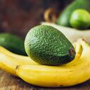 Plátano y aguacate