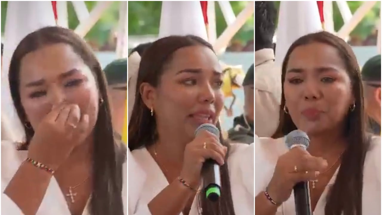 “30 años esperando la planta de tratamiento de agua”, dijo la alcaldesa de Suan, Karolay Calvo, en el evento con el presidente electo, Abelardo De La Espriella.