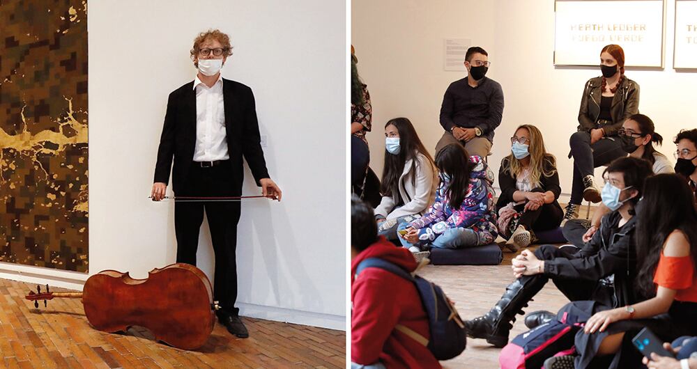   Como parte del proyecto ‘Música y arte contemporáneo’, la Orquesta Filarmónica de Bogotá dará conciertos todos los meses en las salas del Museo de Arte Moderno de la ciudad. Las fechas se irán anunciando en las redes del Mambo.  