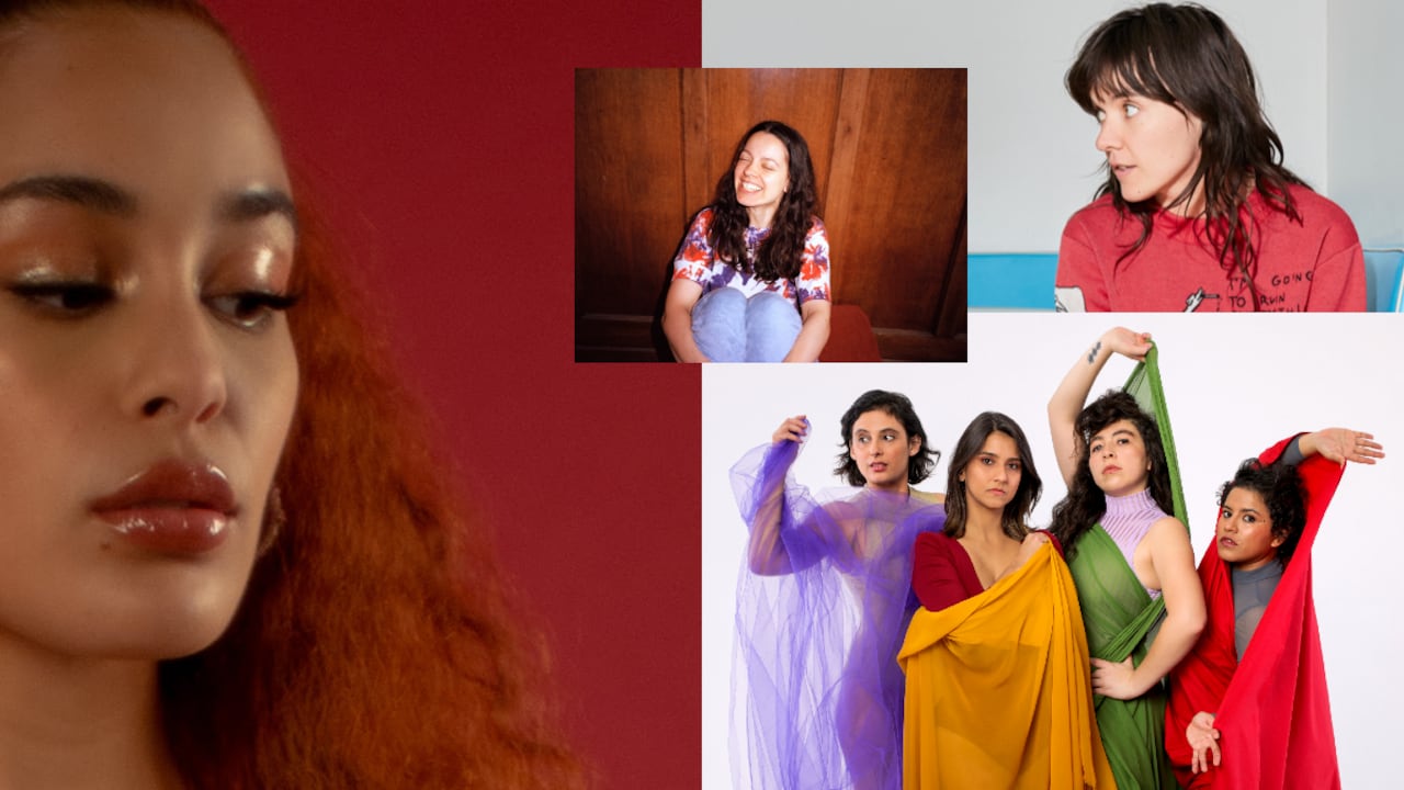 Jorja Smith, Tirzah (por Lillie Eiger), Courtnet Barnett (por Mia Mala McDonald) y LADAMA (por Yanina May). - Foto: Cortesía