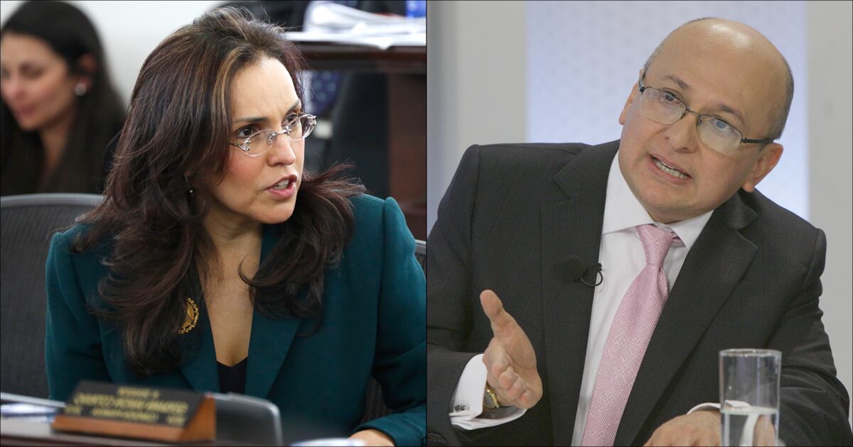 Viviane Morales y Eduardo Montealegre.