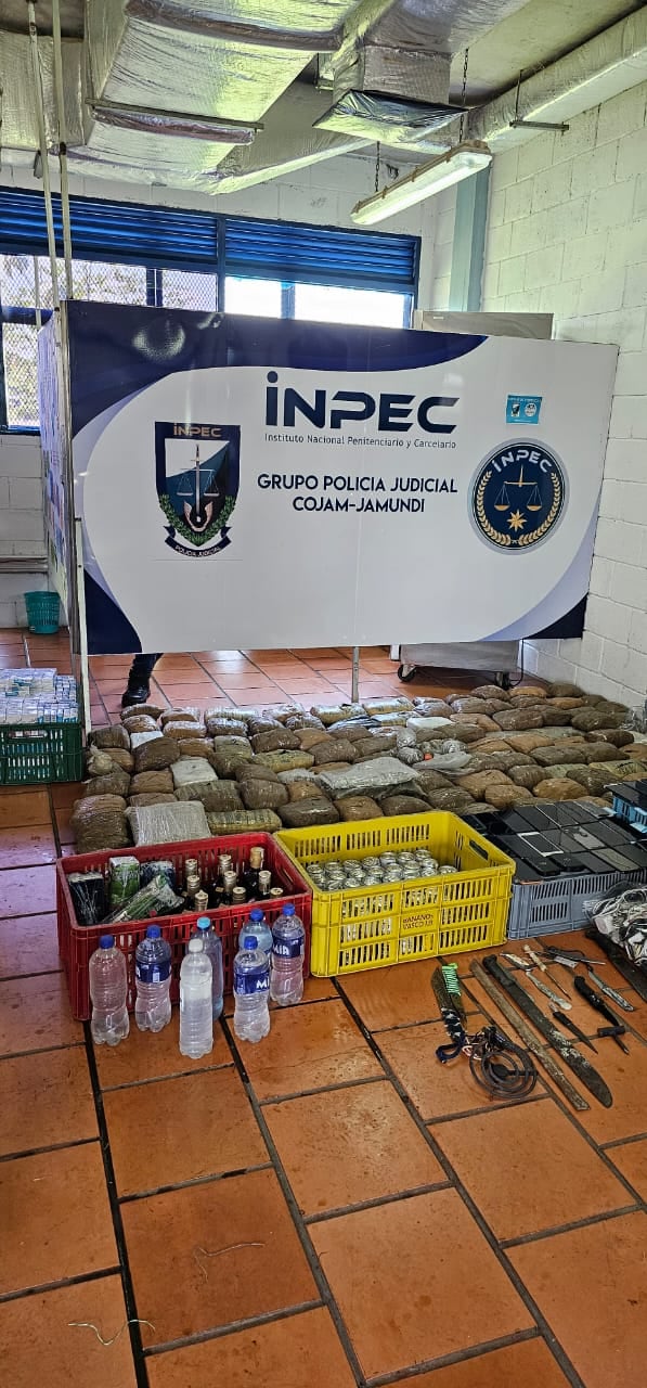 impresionante incautación de droga en una cárcel. Un trabajo de inteligencia del Inpec permitió el hallazgo