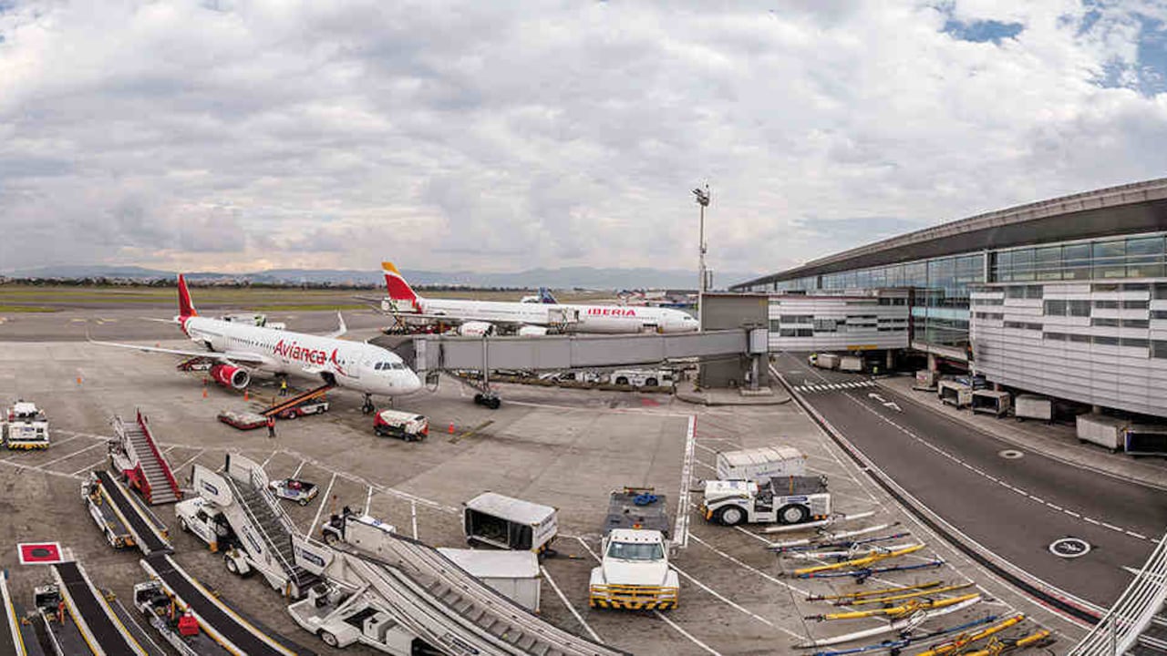 Panorámica del Aeropuerto El Dorado