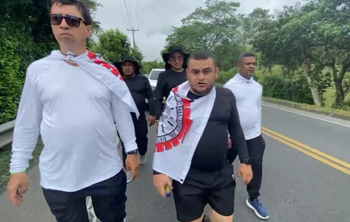 Marcha de trabajadores de Nestlé