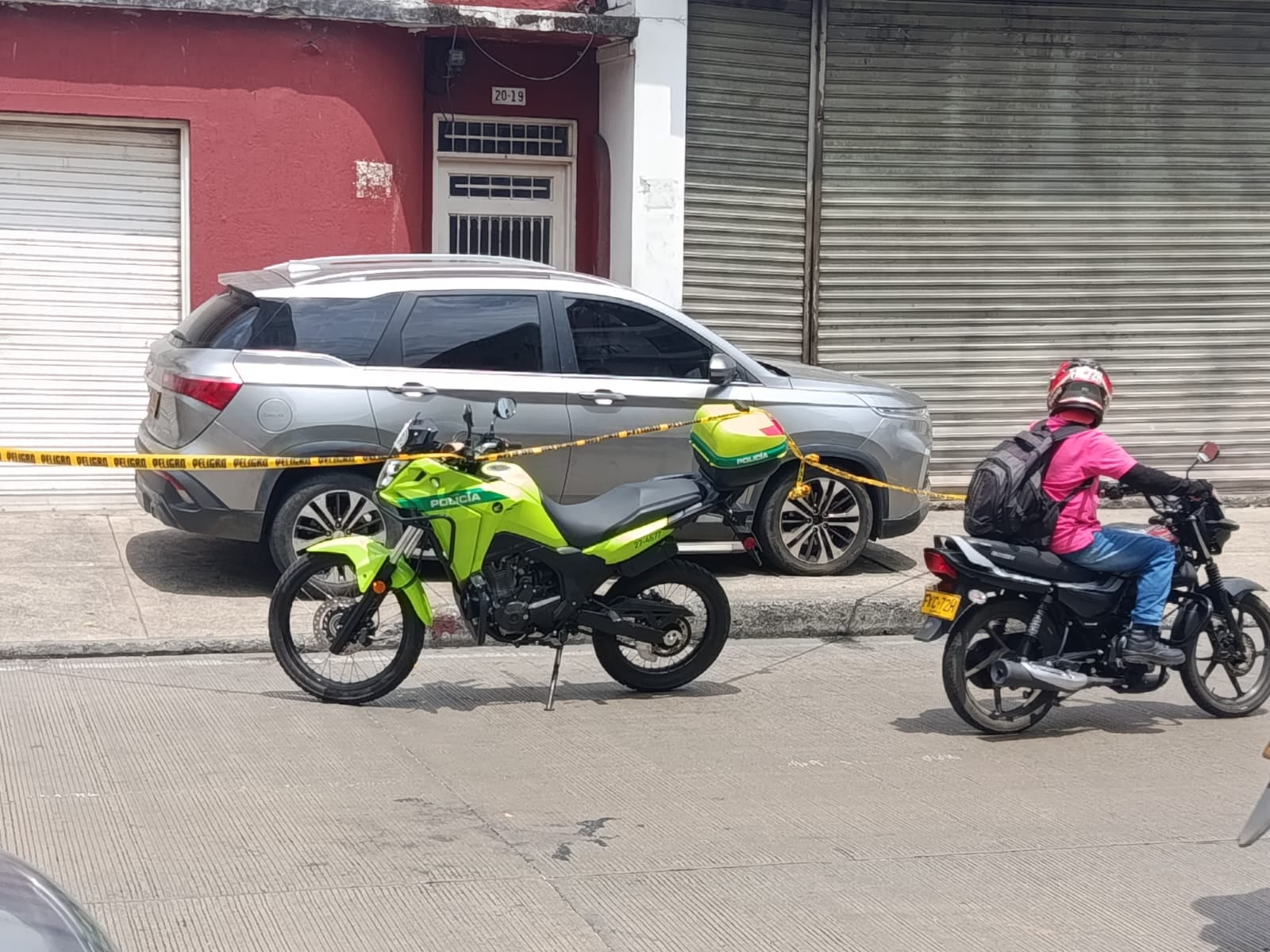 En esta camioneta se transportaba la víctima