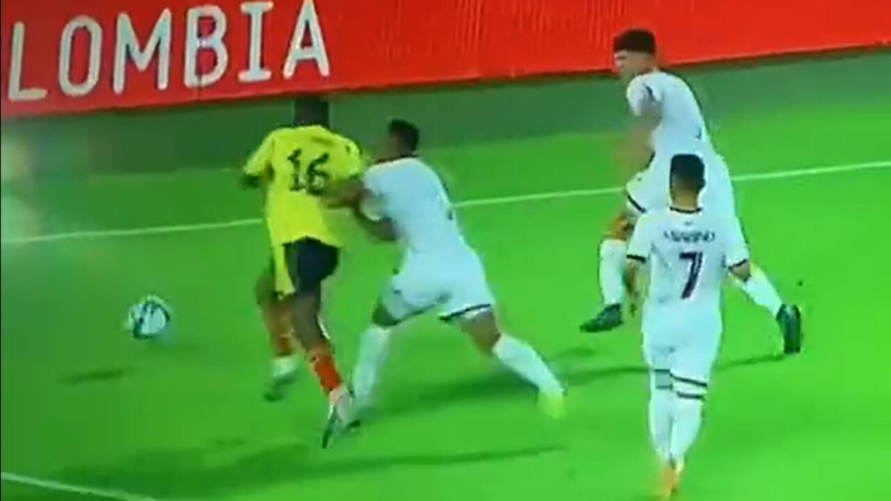 Polémica jugada en el Colombia vs. Venezuela