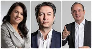 Paola Holguín, Daniel Quintero y Juan Espinal.