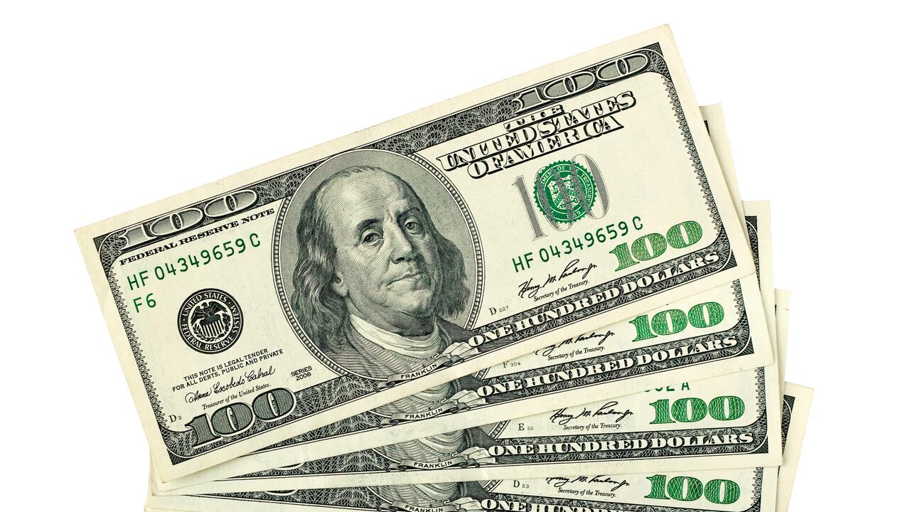 Así se mueve el dólar en el mercado spot.