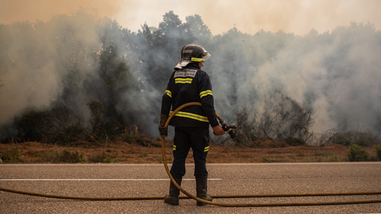 14 localidades han sido evacuadas debido a los incendios en la Sierra de la Culebra, en la provincia de Zamora (España).