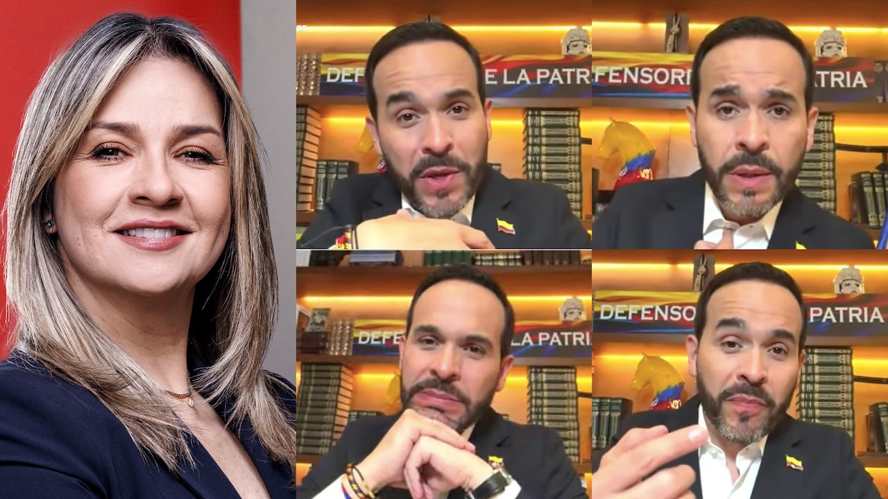 Vicky Dávila, en entrevista con Abelardo de la Espriella, candidato presidencial.