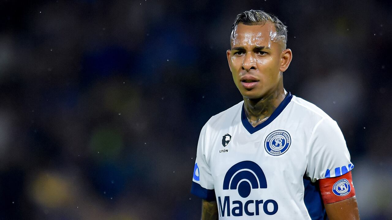 Sebastián Villa fue capitán de Independiente Rivadavia ante Boca Juniors.