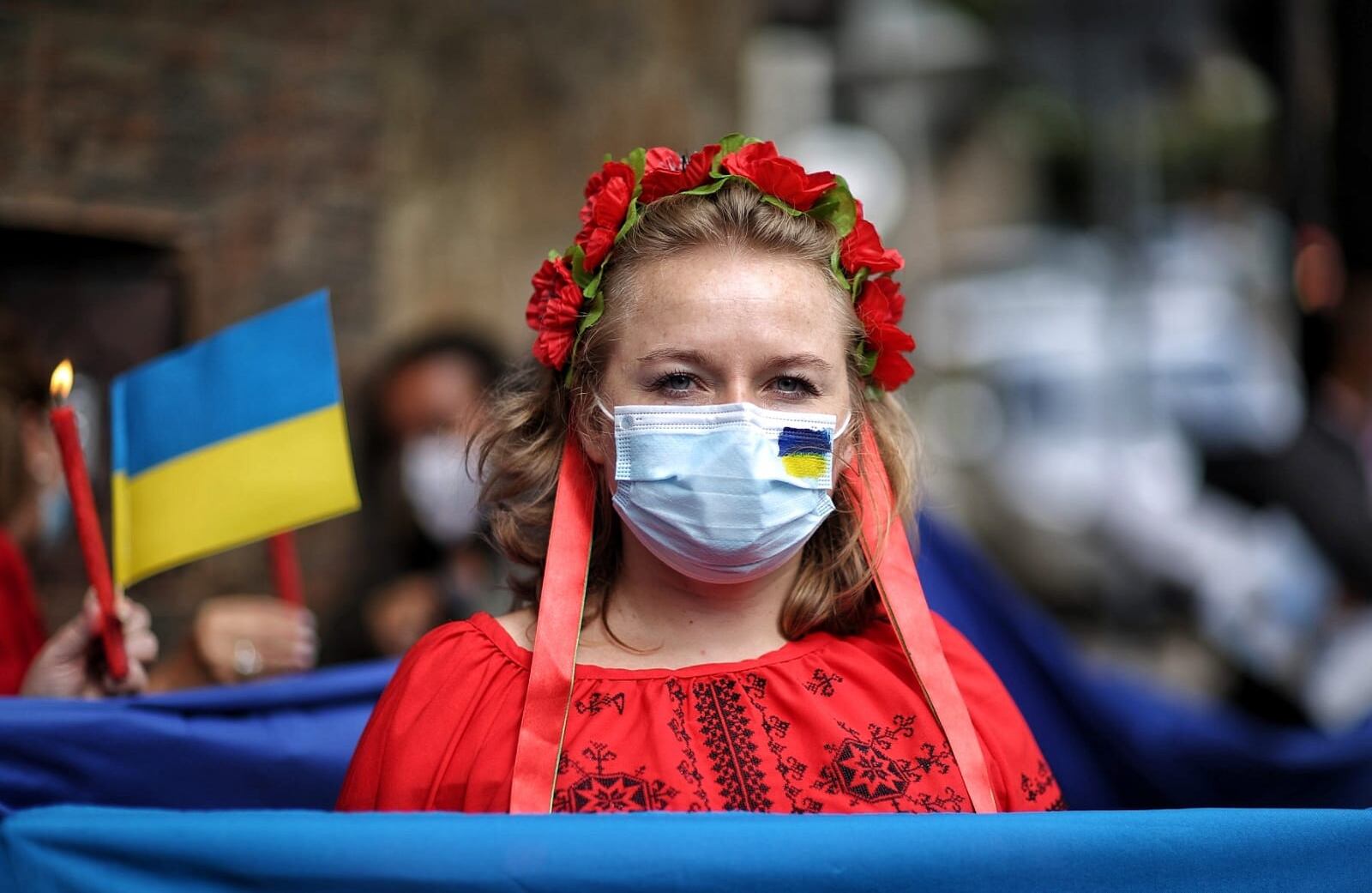 Protestas en la Embajada de Rusia en Bogotá, Ciudadanos de Ucrania