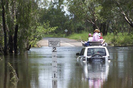 Magela Creek / El martes, el balance de muertos aumentó a nueve y la lista de desaparecidos se redujo de 72 a 59, conforme se iban hallando a los habitantes atrapados.
