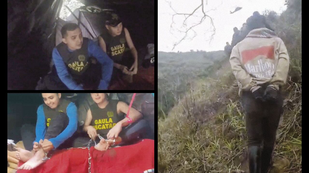 En la operación participaron el Gaula de la Policía, los Comandos Jungla, la Fuerza Aeroespacial y la Aviación Policial.