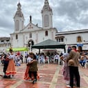El mal clima obligó a suspender las festividades.