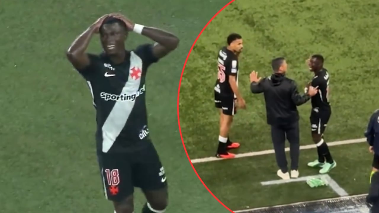 Marino Hinestroza con Vasco da Gama.