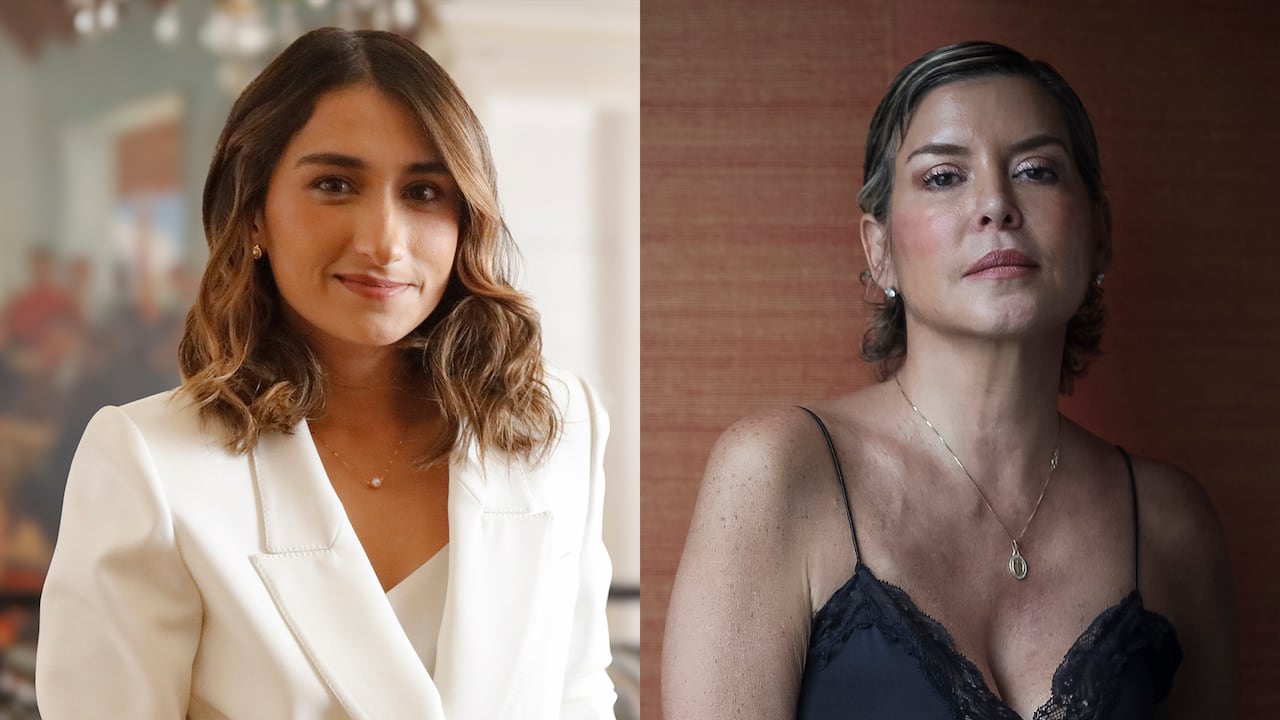 Laura Sarabia y Ángela Benedetti