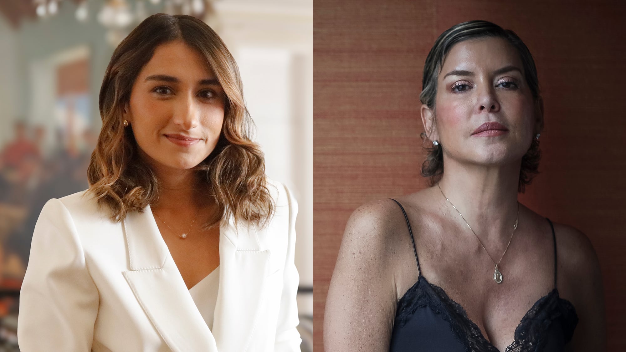 Laura Sarabia y Ángela Benedetti