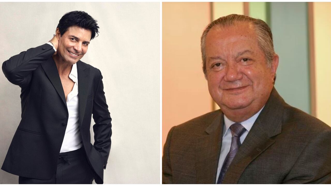 Chayanne y Julio Sánchez Vanegas.