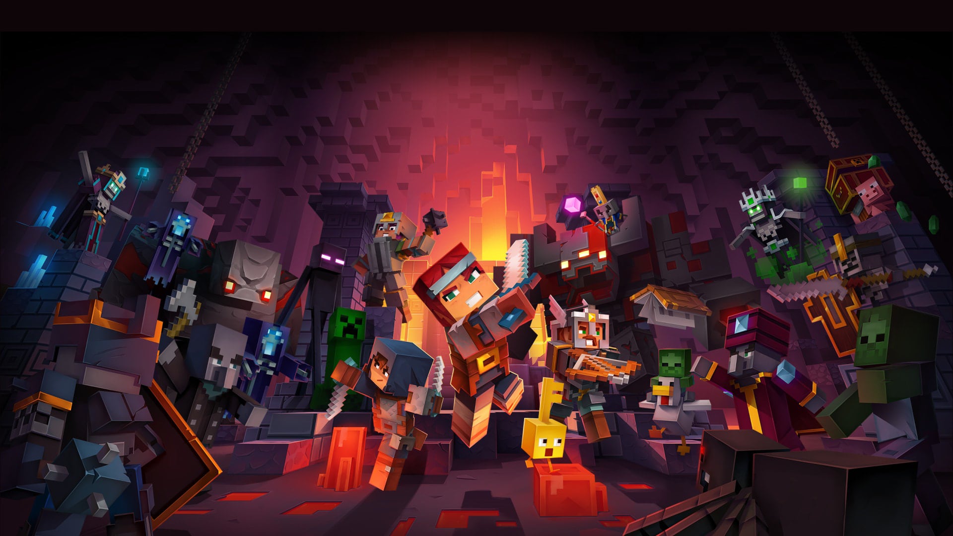Minecraft Dungeons es un juego RPG inspirado en títulos como Diablo, pero ambientado en el universo de Minecraft