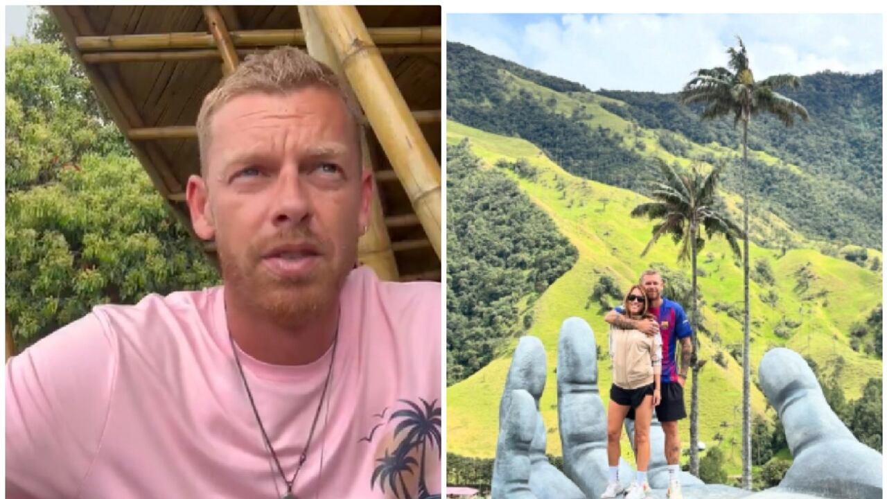 El periodista español pasó unos días de vacaciones en Colombia.