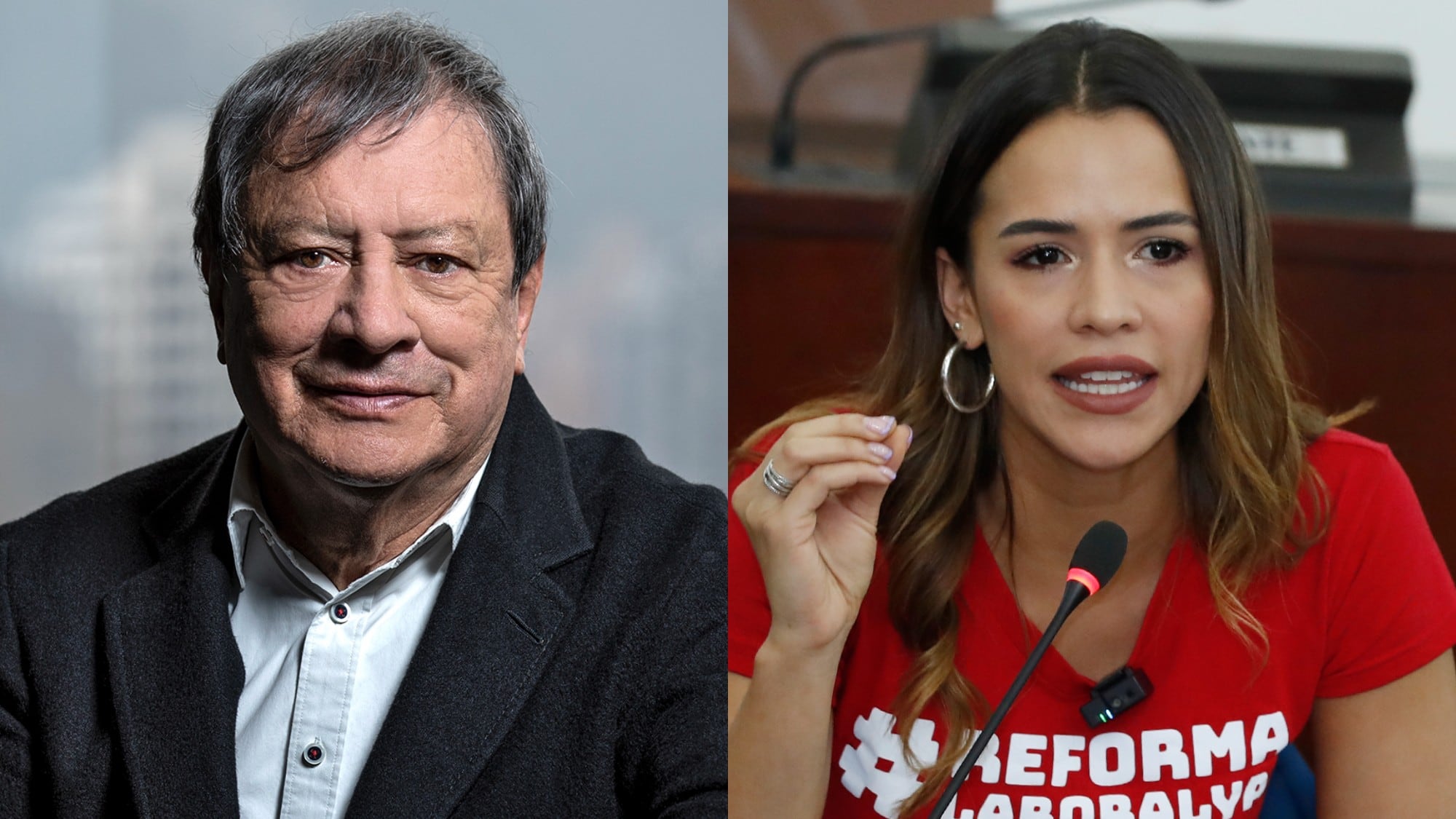 Mario Hernández y María Fernanda Carrascal.