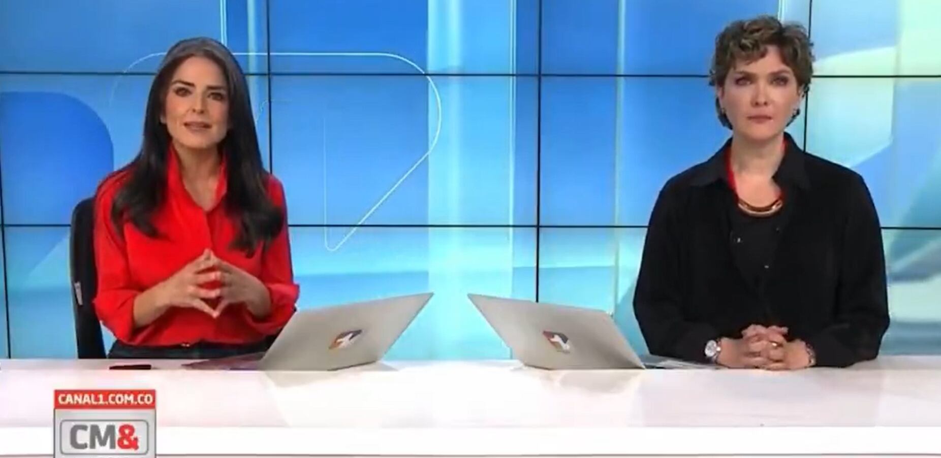 Las dos presentadoras casi se quiebran al aire en medio de la última transmisión del noticiero.