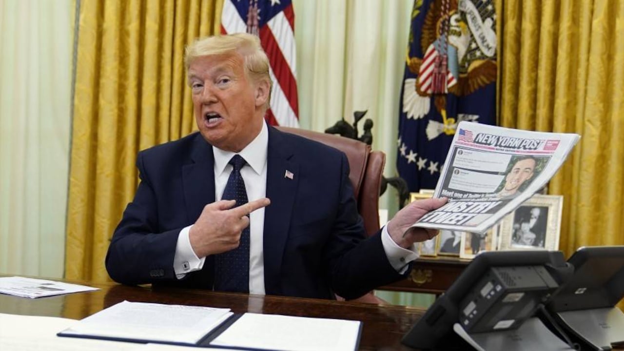 Presidente de EE. UU, Donald Trump. / Crédito: AP. Evan Vucci.