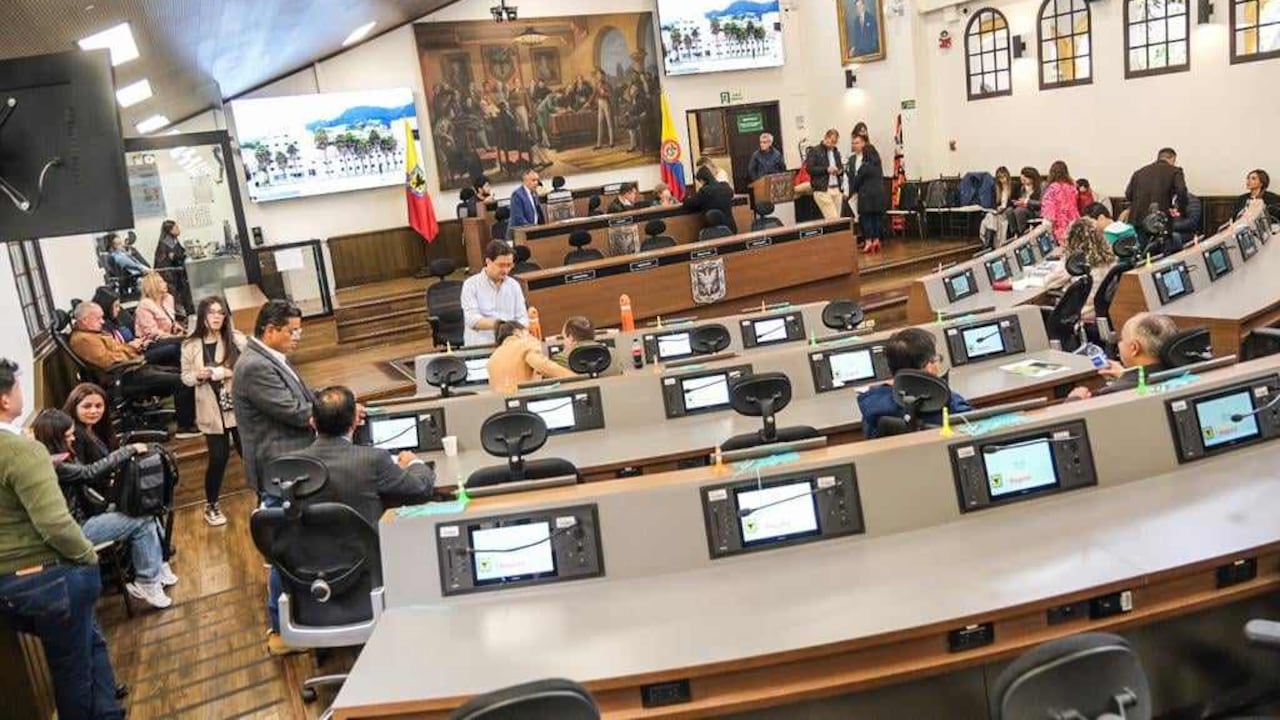 Plenaria del Concejo de Bogotá.
