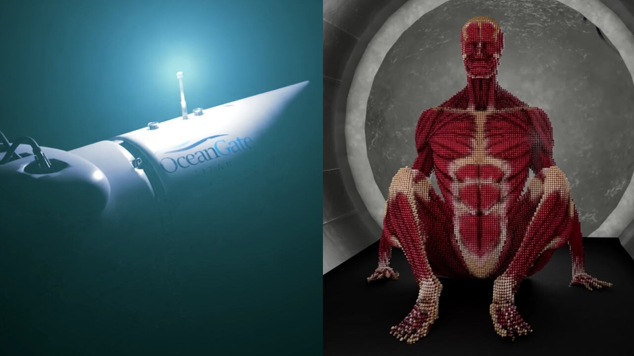 La simulación muestra cómo fue la implosión y el efecto sobre la nave y los cuerpos.