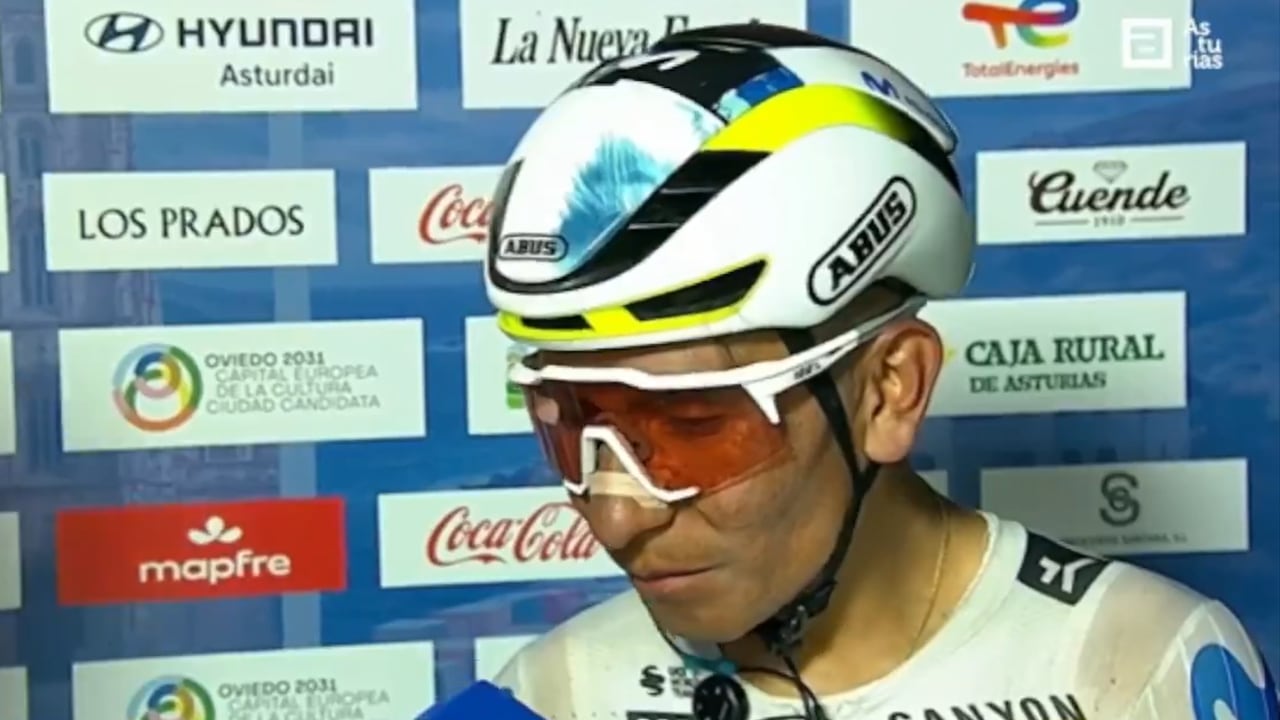 Nairo Quintana, del Movistar Team, se pronunció por la muerte del corredor Cristian Camilo Muñoz.