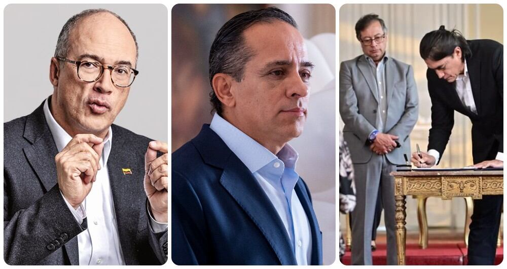 Juan Carlos Echeverry, Alexander López y Gustavo Bolívar.