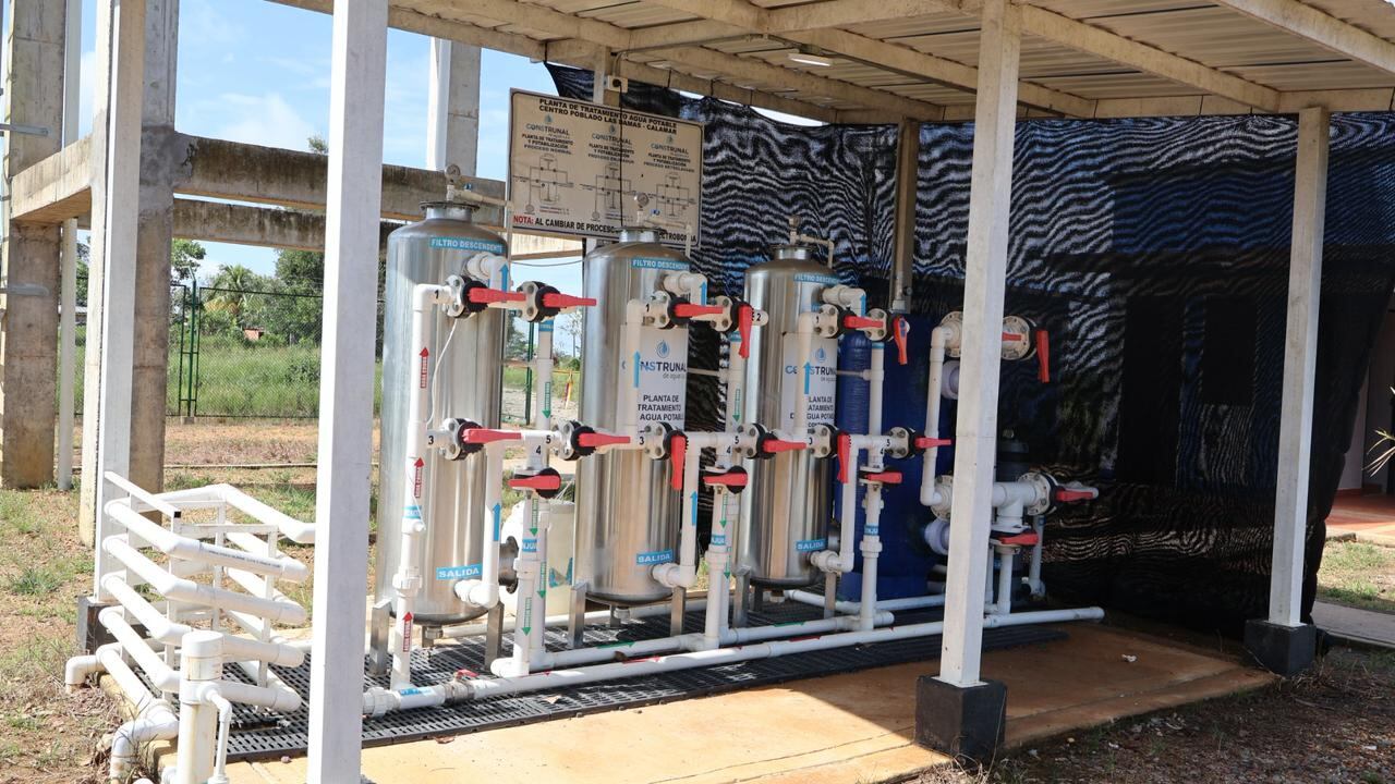 Inauguración del acueducto de Las Damas, Guaviare.