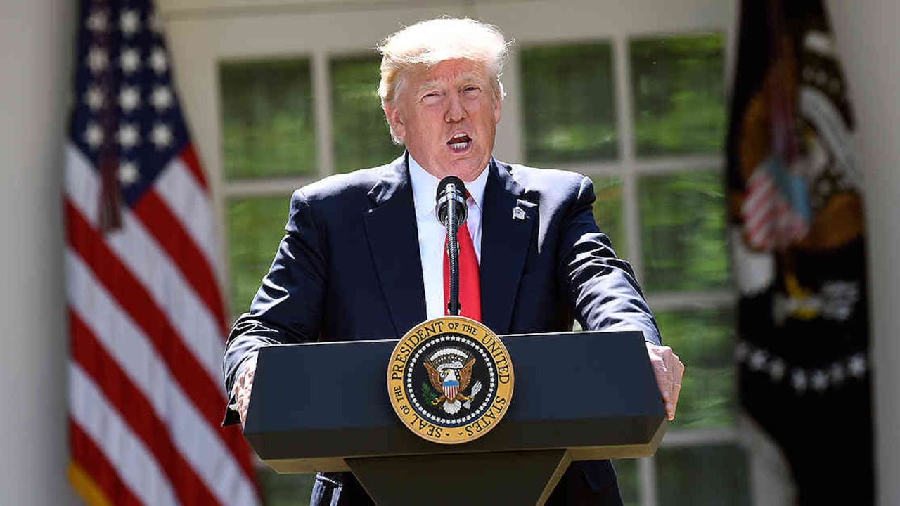 El presidente de Estados Unidos, Donald Trump, decidió suspender las normas ambientales impuestas a automóviles. Foto: Archivo/Semana.com